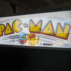 Pac-Man marquee arcade machine