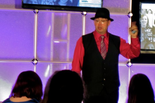 Drew Dudley Drew Dudley on stage at Blissdom Canada